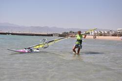 Safaga, Red Sea - beach launch.